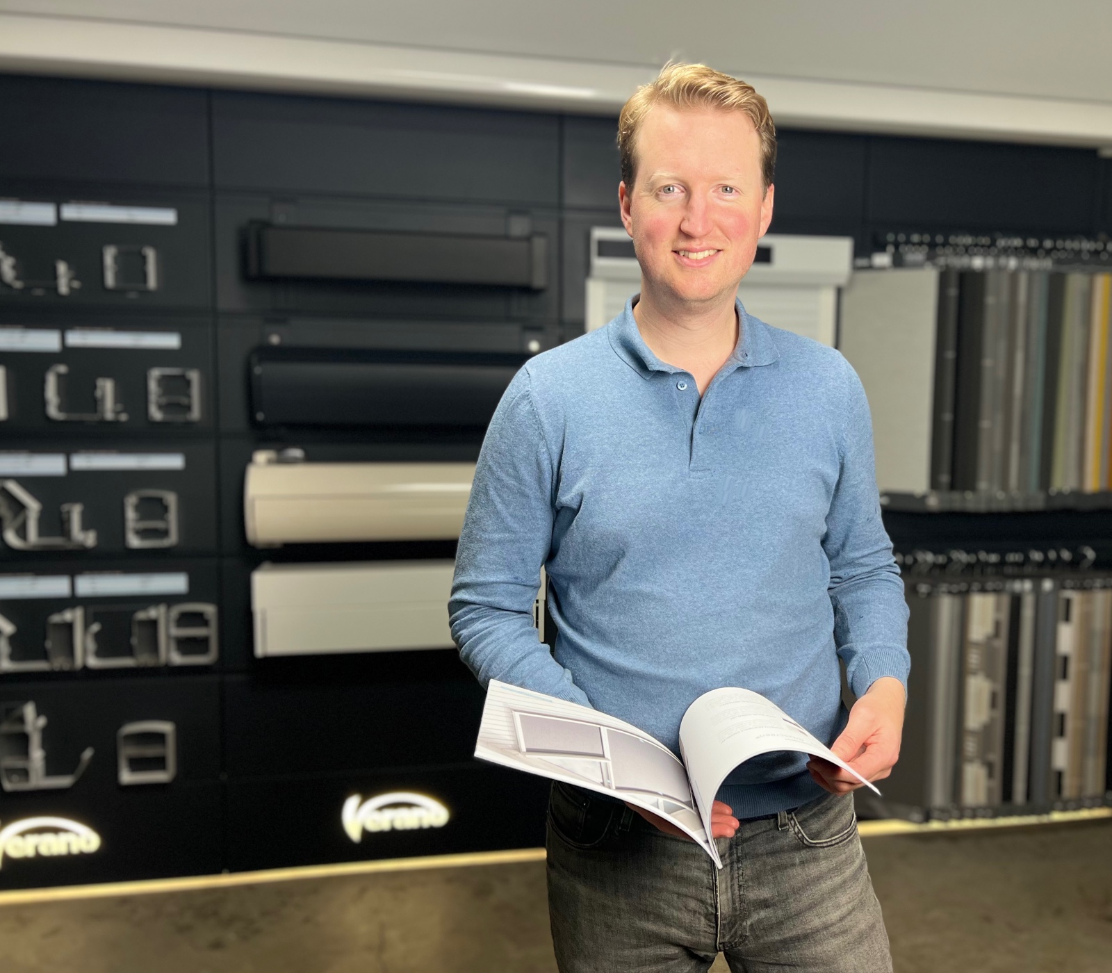 Zonwering online impressie showroom
